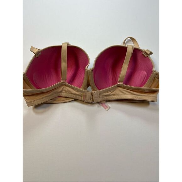 Victoria's Secret PINK Womens Where Everywhere Padded Push-Up Bra Beige Size 38C - Picture 2 of 9